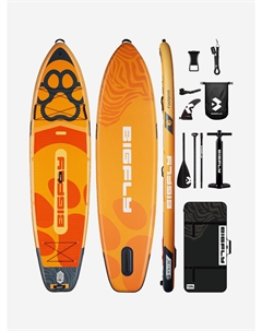 Надувная двухслойная SUP-доска Pet ORANGE STD, 11'6" 351*86*15 см, сапборд, Оранжевый Bigfly
