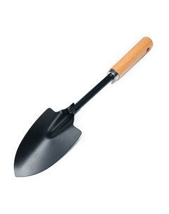 Совок посадочный, длина 38 см, ширина 8,5 см, деревянная ручка Greengo