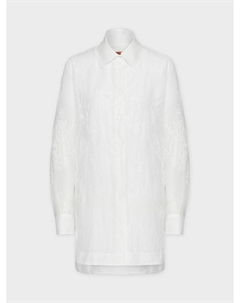 Рубашка удлиненная с вышивкой Ermanno scervino