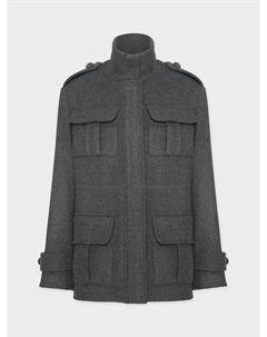 Куртка-парка с накладными карманами, серая Aline