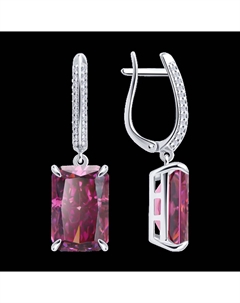 Серьги из серебра с фианитами Sokolov