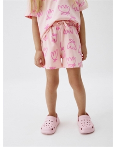 Трикотажные шорты с принтом для девочек Sela