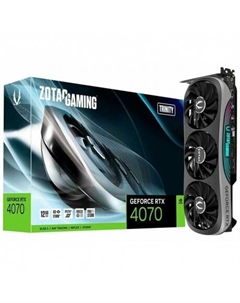 Видеокарта Zotac RTX4070 Trinity 12GB GDDR6X 192bit (ZT-D40700D-10P) Premium Pack