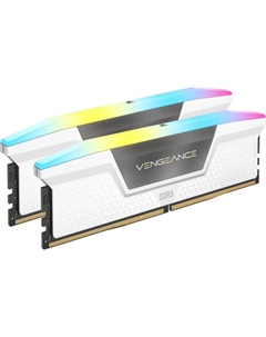 Модуль памяти DDR5 32GB (2*16GB) Vengeance RGB White CMH32GX5M2B6000Z30W PC5-48000 6000MHz CL30 1.4V XMP, EXPO Corsair