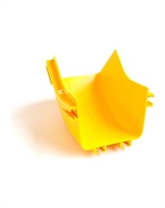 Угол внутренний LAN-OT240-IC45 45° оптического лотка 240 мм, желтый Lanmaster