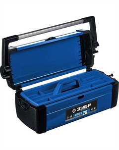 Ящик для инструментов 38151-28_z01, синий Зубр