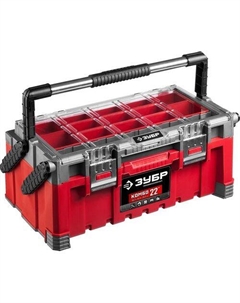 Ящик для инструментов 38138-22_z01, красный Зубр