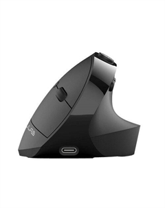 Мышь беспроводная JBuds Ergonomic, игровая, Bluetooth/Радио, вертикальная, оптическая, USB, 2400dpi, черный Jlab
