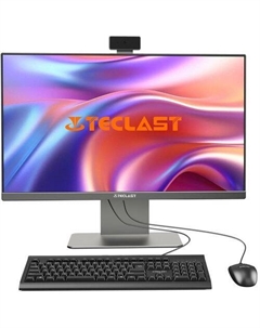 23.8" Моноблок V24 Air Full HD, Intel Core i7 13620H, 16ГБ DDR4, 1ТБ SSD, Windows 11 Pro, серый Teclast