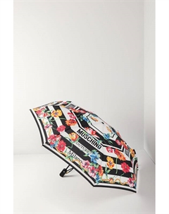 Зонт автомат с принтом Couture Logo flowers Moschino