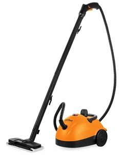 Пароочиститель Kitfort КТ-9136-2, черно-оранжевый