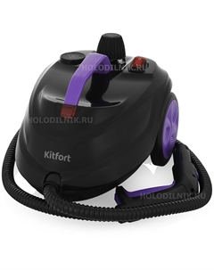 Пароочиститель Kitfort КТ-9104-1 черно-фиолетовый
