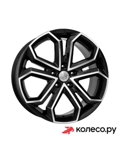 Литой диск Пандора (КС466) 8.5x19/5*114.3 D60.1 ET35 Алмаз-черный Кик