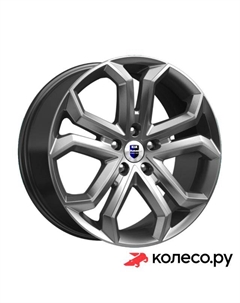 Литой диск Пандора (КС466) 8.5x19/5*114.3 D67.1 ET35 Дарк платинум Кик