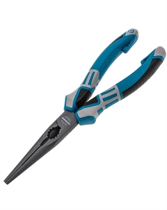 Длинногубцы прямые 17171, 205 мм, трехкомпонентные рукоятки Gross