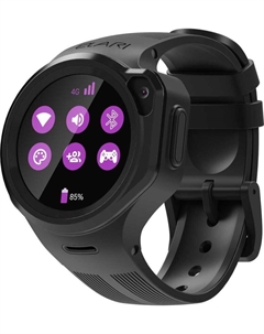Умные часы детские Elari KidPhone 4GR, 1.3" IPS, черный