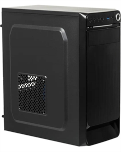 Системный блок IRU Office 310H6S TWR, Intel Core i3 12100 3.3 ГГц, 8Gb RAM, 256Gb SSD, Intel UHD Graphics 730, Wi-Fi, BT, без ОС, черный (2075471) Iru