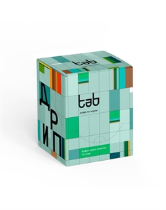 Кофе в дрип-пакетах Tab Эфиопия Вест Арси, оценка SCA 85.5, арабика 100 %, 10 шт. x 12 г