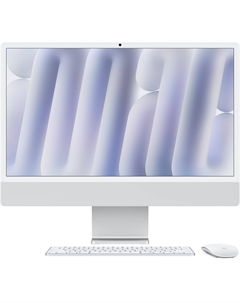 IMac 24" Retina 4,5K (M4 10C CPU, 10C GPU, 2024), 16 ГБ, 1 ТБ SSD, серебристый Apple