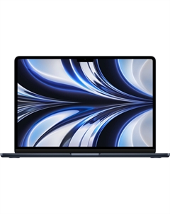 MacBook Air 13" (M2, 8C CPU/8C GPU, 2022), 8 ГБ, 256 ГБ SSD, «полуночный черный» Apple