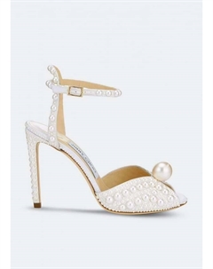 Сандалии Sacora 100 sandals, белый Jimmy choo