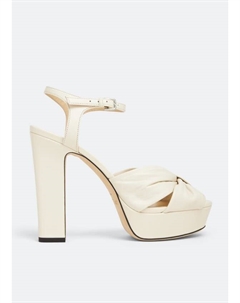 Сандалии Heloise 120 sandals, белый Jimmy choo