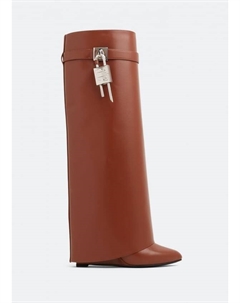 Ботинки Shark Lock pant boots, коричневый Givenchy