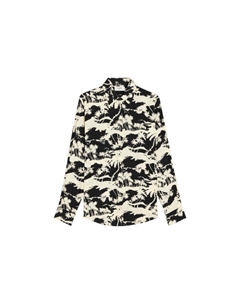 Рубашка мужская черная, черный Celine