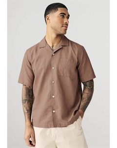 Рубашка с кубинским воротником, серый Next