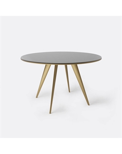 Стол обеденный круглый на золотистый Laredoute