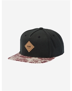 Бейсболка с прямым козырьком  5P SB CP Feather (черный), Черный Djinns