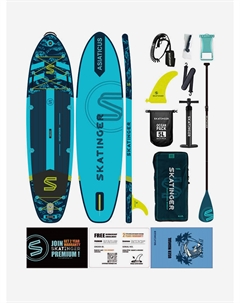 Надувной SUP-борд ASIATICUS, 11'6"x35"x6" 350*88*15 см, Синий Skatinger