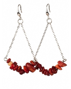 Серьги Бусики-колечки