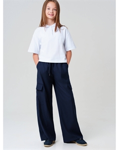 Брюки текстильные для девочек School by playtoday