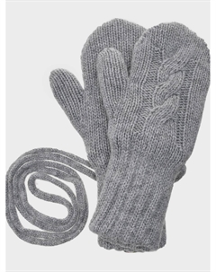 Варежки на резинке, серые Chobi