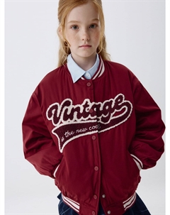 Бомбер в стиле преппи детский Sela