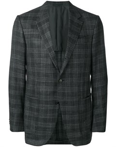 Ermenegildo zegna блейзер в клетку 54 черный Ermenegildo zegna