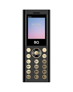 Сотовый телефон BQ Barrel 1858, черный/золотистый Bq