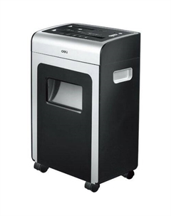 Уничтожитель бумаг Deli 9915, P-4, 3x15мм, 10 лист. одновременно, 21л