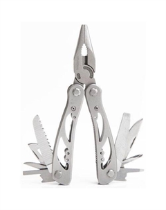 Мультитул WP382001, 12 функций, серый Workpro