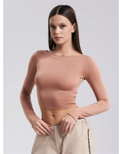 Кофта с длинным рукавом и драпировкой по бокам Твое