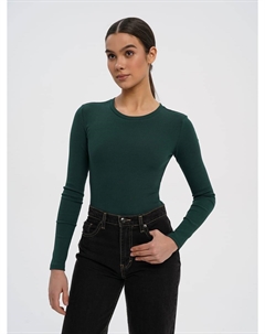 Боди с длинным рукавом в рубчик Твое