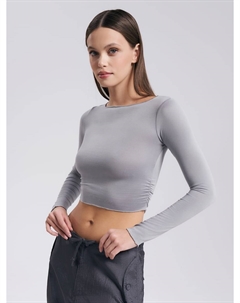 Кофта с длинным рукавом и драпировкой по бокам Твое