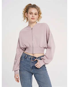 Укороченная толстовка без капюшона Твое