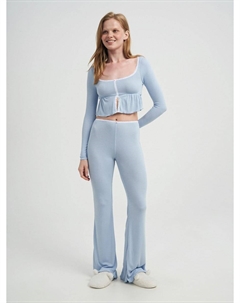 Нежная пижама с лонгсливом и брюками Твое