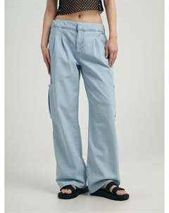 Модные прямые брюки карго Твое