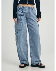 Свободные джинсы карго с заниженной талией Твое