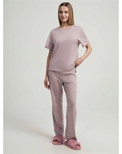 Хлопковая пижама с футболкой и брюками Твое