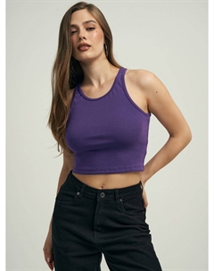 Хлопковый топ на широких бретелях Твое