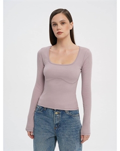 Облегающий лонгслив с длинным рукавом Твое